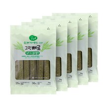 [KT알파쇼핑][빼로스틱] 수제 발아통밀 귀리 과자 그린 5봉, 녹차5봉