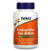 NOW Foods 나우푸드 애시도필러스 20억 100정 식물성캡슐 락토바실러스 Acidophilus 프로바이오틱스 유산균 아시도필러스 아시도필루스 애시도필루스 엑시도필로스균, 1개, 기본