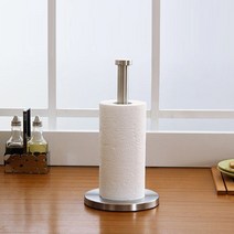 바른양품 스탠드 스테인리스 키친타올 홀더, 실버
