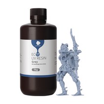 ANYCUBIC ECO UV 수지LCD 3D 프린터에 사용되는 낮은 냄새 안전 405nm, 1kg 그레이 Czech Republic