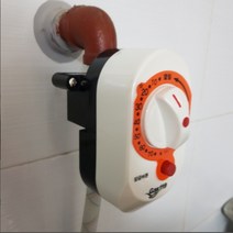 건전지가 필요없는 도시가스 LPG 밸브 잠금 차단기 초간단 차단 장치 타이머콕 퓨즈콕 자동 타이머 잠금, 혼합색상, 1개