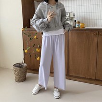 오슈 여성 데일리 꾸안꾸 착용감 미쳐버린 심플 와이드팬츠