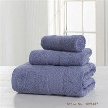 수건 세트- Bathtowel Washtowel Handtowel 면 100% 테리 천 3피스 목욕 타올 handtowel cerchief gift towl sets, [01] See below for size descri, [05] purpel grey