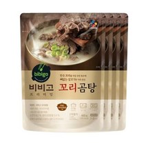비비고 꼬리곰탕460g x4 프리미엄 보양식 보양탕 레토르트 국물 즉석국 국 냉동국 파우치, 비비고/꼬리곰탕460g x4, 4개, 460g