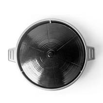 무쇠 법랑 솥뚜껑 SET 가마솥뚜껑 삼겹살불판 솥뚜껑불판, 1개, 중(320mm)