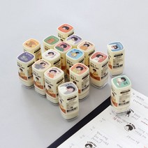 인디고 자문자답 일상 스탬프 다이어리꾸미기(다꾸 잉크 내장 만년스탬프), 11 그저그런 하루