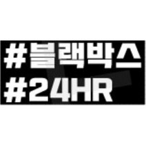 블랙박스 녹화중 스티커 데칼 24HR 24시간 NX4 더뉴카니발 봉고3 스포티지 QM5 베라크루즈 쏘렌토 티볼리 그랜저IG 아우디 싼타페 쏘나타LF 아반떼AD, 1개, 옐로우