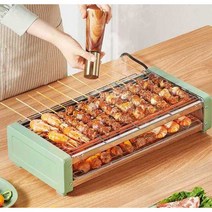 꼬치 전기 그릴 가정 스토브 실내 가정용 치킨 캠핑, 대형 4종 완전 세트