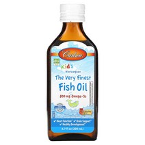 칼슨 더 베리 파이니스트 피쉬오일 복숭아 800mg 200ml, 4병