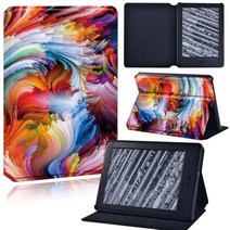 전자책 ebook 케이스 파우치 킨들 호환 용 타블렛 Paperwhite 5 11th 1 2 3 4 커버 10th Gen Kindle 8th 수채화 인쇄 시리즈 패턴, [06] Kindle 8th SY69JL, [19] 19.abstract color 7