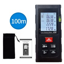 테스터 40m-100m 레이저 거리 측정기 테이프 측정 거리 측정기 trena 디지털, 순다-100m