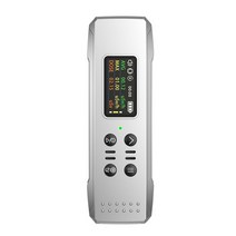 방사능측정기 고정밀 전자기 핵 방사선 검출기 가이거 카운터 내구성 높은 품질 블랙, 1.SilverWhite