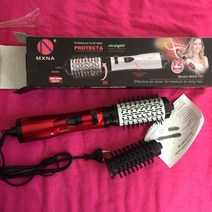 2 IN 1 뜨거운 공기 건조기 빗 세트 전기 회전 한 단계 송풍기 브러쉬 부정적인 이온 머리 컬링 & 스트레이, 01 With Box_02 EU