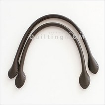 퀼팅맘 미니 천연가죽가방끈 30cm, [1020] 다크브라운
