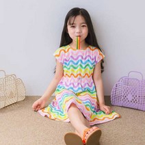아이러브제이 웨이브 민소매 원피스 JUUOP07
