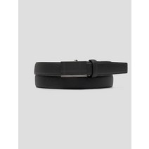 Beanpole Accessory 흑착 체크 엠보 자동 벨트 - Black