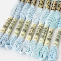 퀼팅맘 DMC 25번 십자수 면사 (블루계열 9종), 775