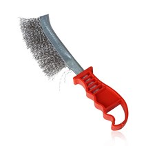 모서리와 틈새청소가 가능한 강선 브러쉬! 스텐 브러쉬 스텐레스(은색)