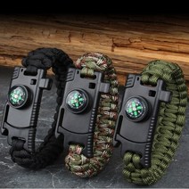 A1144 멀티 써바이벌 생존팔찌 재난대비, 블랙
