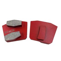 휘니샤 금속 본드 콘크리트 다이아몬드 그라인딩 절단 디스크 스크레이퍼 신발 퍽 도구 9 개 Klindex 바닥 그라인더 확장기 750, 7.grit 6 - soft bond