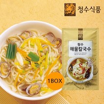 청수식품 [청수식품] 청수 해물칼국수 20인분 110g x 20봉, 단품