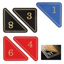 [ 삼각번호판 연속번호 10개포장 1에서 50번 ] 숫자판 숫자표지 숫자표시 넘버 목욕탕 락커룸 도서관 대기표 번호표 넘버링, 11-20빨강 1160