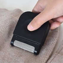 아가씨 출근 휴대용 미니 보풀제거기 코트 신혼집 머플러 가정용, 블랙