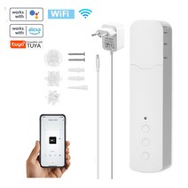 tuya wifi tm616egwtsmart 전동 체인 롤러 블라인드 pull bead curtain motor work for alexa google home electric c, 협력사, EU 플러그, 와이파이 모니터링