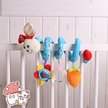 스파이럴 버니블루 유아 출산 영유아 아기 베이비 장난감 놀이 기구 완구 선물 신생아 모빌