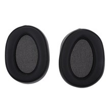 소니 MDR-100ABN 용 이어 패드 WH-H900N 헤드폰 교체 용 이어 패드 쿠션 컵 커버 이어 패드 귀마개 1 개, 이어솜(1쌍)+ 이어패드(1쌍)