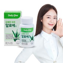 데일리원 상쾌한 하루 알로에정 알로에 베라 겔, 단품, 120정