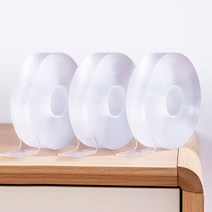 자국안남는테이프 실리콘 나노 1mm 양면 테이프, 1개입
