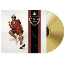 브루노마스 LP 엘피 바이닐 Vinyl Bruno Mars - 24K Magic 골드 컬러 한정반 리미티드 에디션, 기본