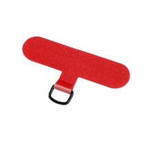 네츄럴파크 행온택 스마트폰 코튼 태그홀더, 코튼 태그홀더-레드