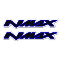 오토바이 부품 피돌이 pcx nmax 앤맥스 엔멕스 악세사리 오토바이 3d 스티커 야마하 nmax n max 125 155 160 250 400 데칼 탱크 엠블럼 로고, nmax - 파란색