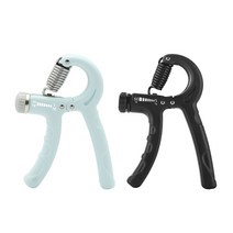 강도조절 무소음 손악력기 완력기 압력기 블랙+블루 2P 1세트, 블랙2p