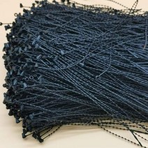 Lucas shops 5” Pin Adjustable Security Beaded Loop Tie Plastic Paper Prices Tag Fasteners(Black 1000, 1