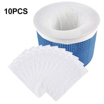 수영장청소기 수영장 청소도구 뜰채 수중청소기 10pcs 필터 스키머 양말 나일론 필터
