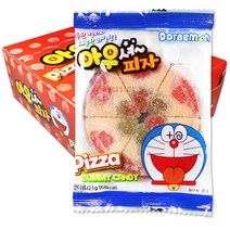 도라에몽 아우셔피자 504g(약24입) 8곽 1박스 / 피자젤리 어린이젤리 캐릭터젤리, 21g, 1