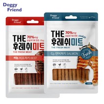 노령견용 말랑한 저염식 육포 2종 6봉 당뇨관리 개간식 스틱 애견건강식 치석 개 먹방