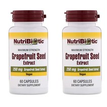 Nutribiotic 그레이프 시드 익스트랙트 250Mg 60캡2개 Aa10939 Global Brand 해외 직구상품