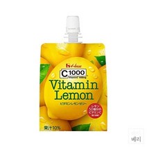 일본 House C1000 Vitamin Lemon Jelly 하우스 비타민 레몬 젤리 음료수 180g 24개입
