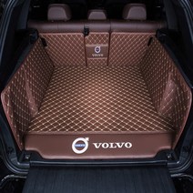 실물파 볼보 트렁크매트 S90 XC40 XC60 XC90 V40 V60 V90 전용, 1단(트렁크바닥), 스트라이프, 블랙