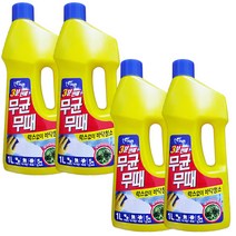 무균무때 바닥청소용 세제, 1L, 4개입