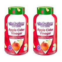 Vitafusion Apple Cider Vinegar Vitamin B12 비타퓨전 애플 사이더 비니거 500mg 비타민 B12 75구미 2팩