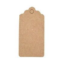 라벨제작 면 의류 스티커 직조 프린터 옷 용지 크래프트 가격표 직사각형 종이 라벨 DIY 선물 크리스마스 웨딩 파티 장식 용품 묶음당 100 개 100PCs 4x2cm, 1.Brown