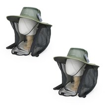 베이직엠 남성 여성 여름 그늘막 사파리 지퍼 방충모자