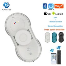 유리창 창문 청소 에서 선박 us WR1 스마트 창 로봇 앱 및 원격 제어 전기 진공 청소기 자동 세척 유리, W-R1 White+AU
