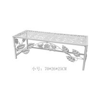 철제 다육이 진열대 화분 받침대 거치대 베란다 카페, MJ018 나비 스몰 올드 화이트