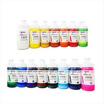 비비드 아크릴물감 15색 220ml 낱색 흰색
